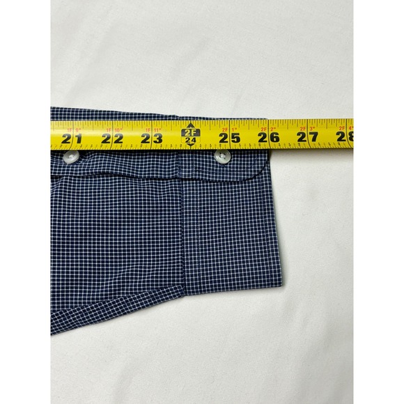 Ralph Lauren Ellington Mens XL Gingham Button Down Long Sleeve Shirt Blue - Picture 9 of 9